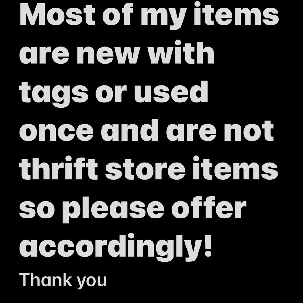 When making an offer!